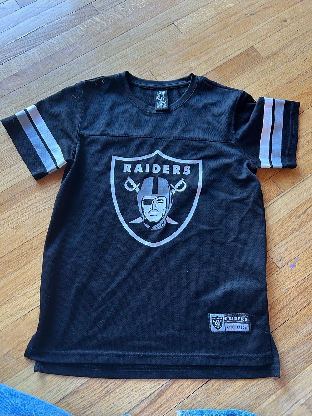 Las Vegas Raiders Black Kids Football Jersey